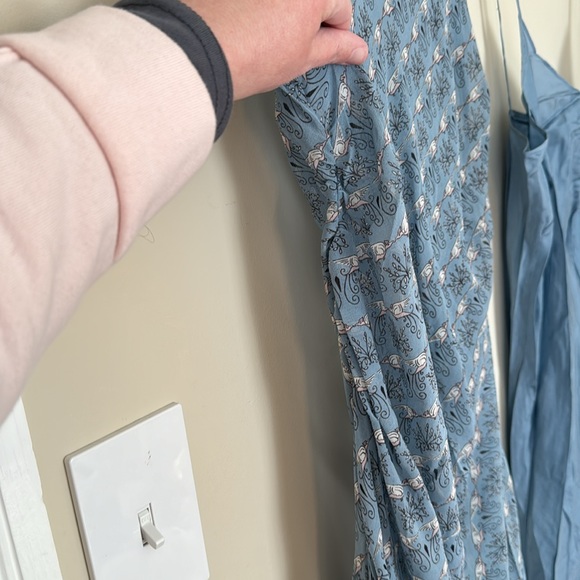 Medium M Max Studio Special Edition blue silk lined tank dress - Picture 7 of 12